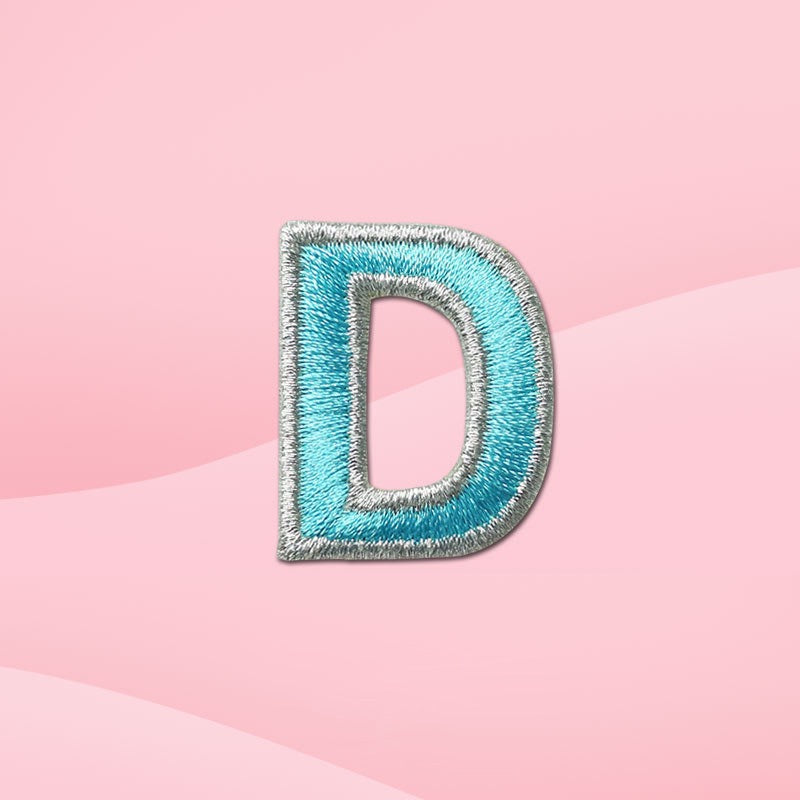 Minimalist Alphabet  Patches(Stick-On)