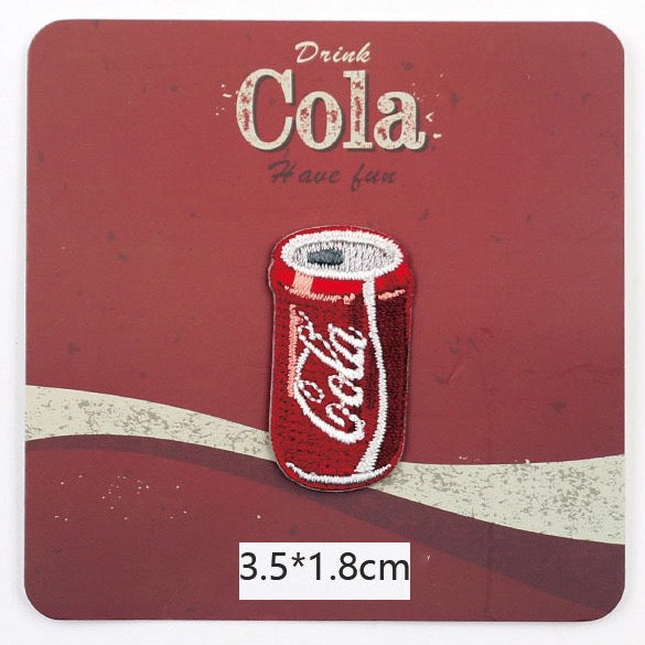 Retro Soda Pop Patches(Stick-On)