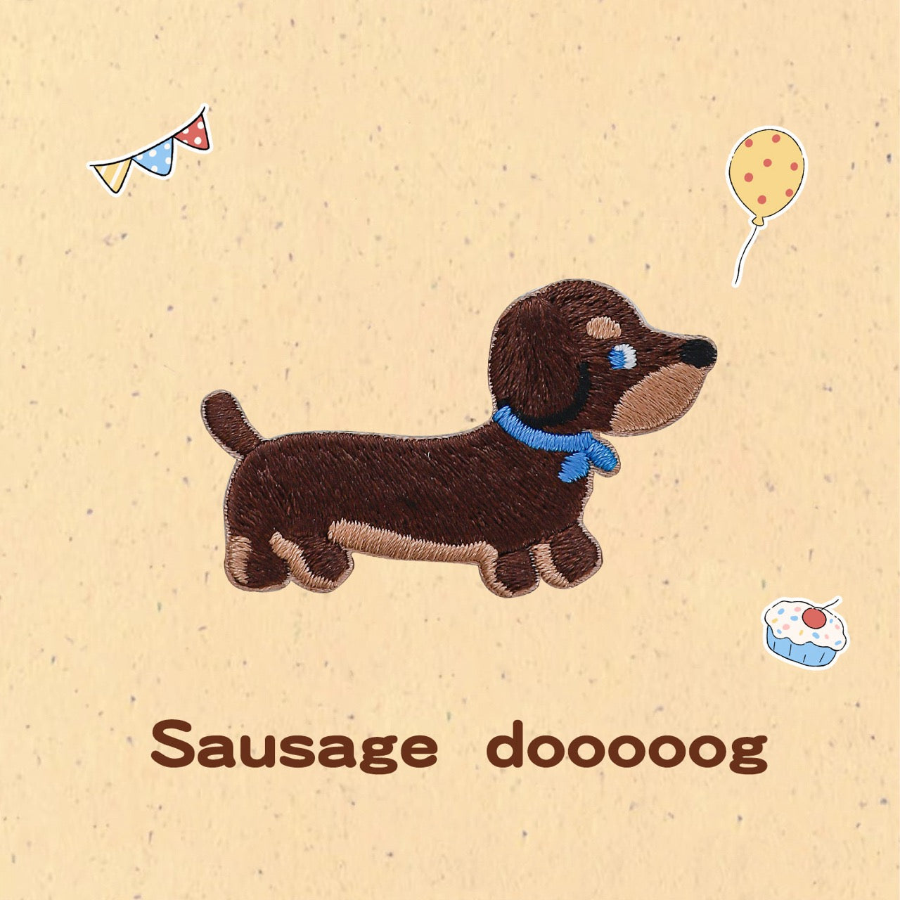 Sausage Dog Embroidered Patches - Multiple Designs Available - CheerCove