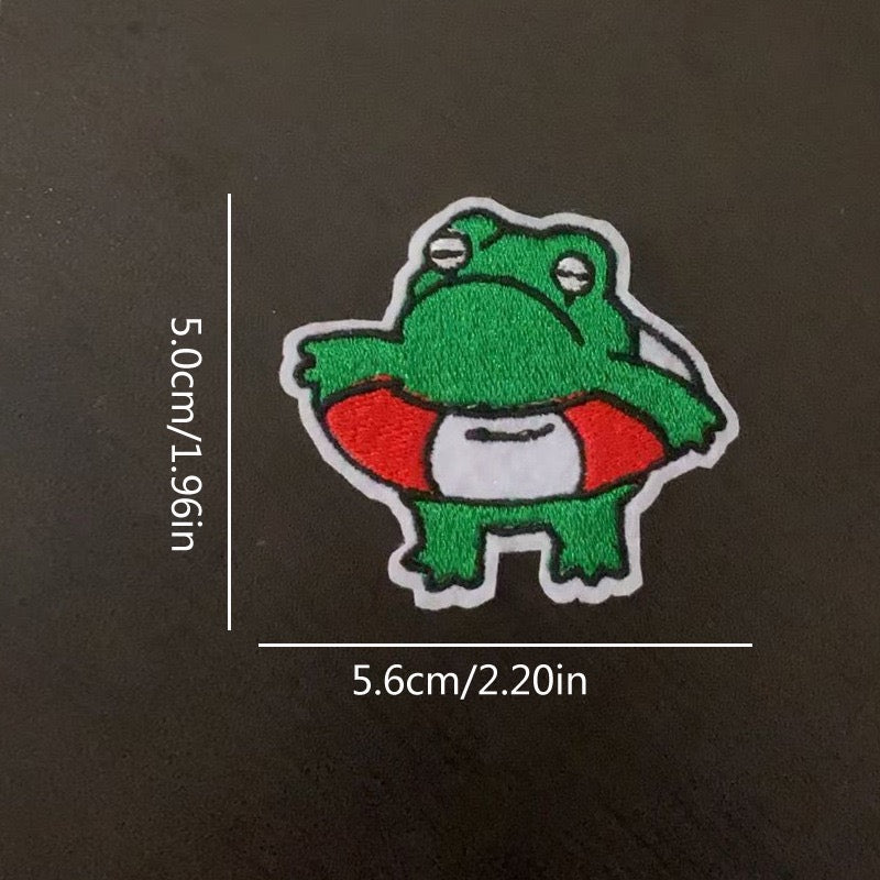 Green Animals Patches (Iron-On)