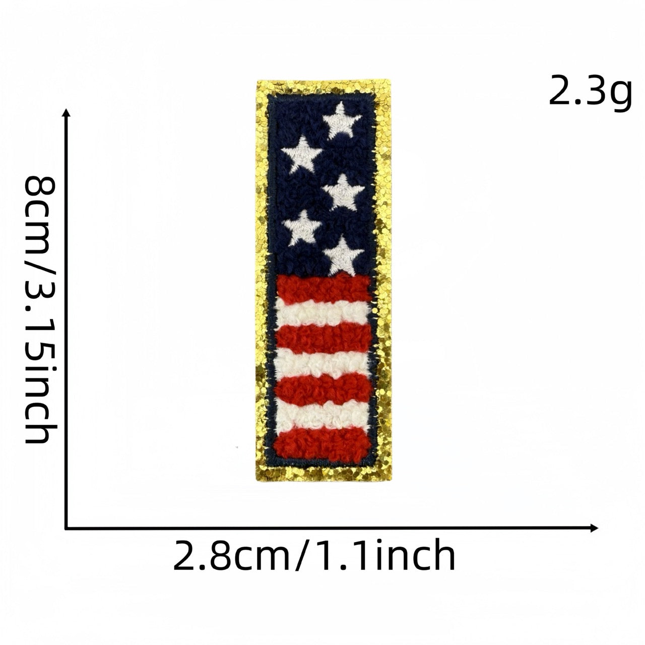 Stars & Stripes ① Patches (Iron-On)