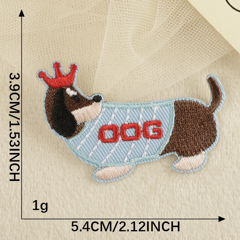 Cute Dog Patch Embroidered Patches - Multiple Designs Available - CheerCove