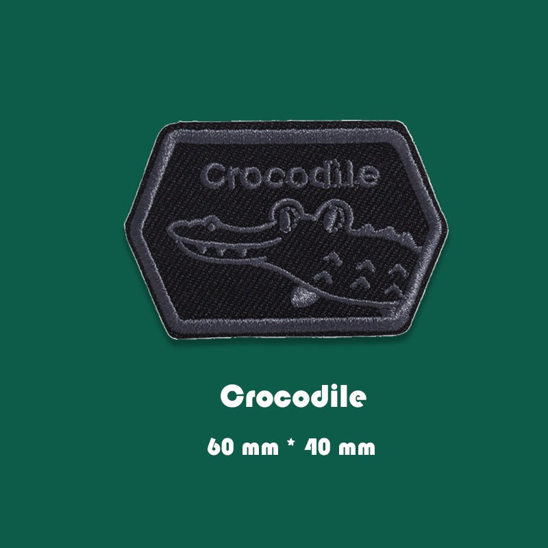 Black Icon Embroidered Patches ③ - Multiple Designs Available - CheerCove