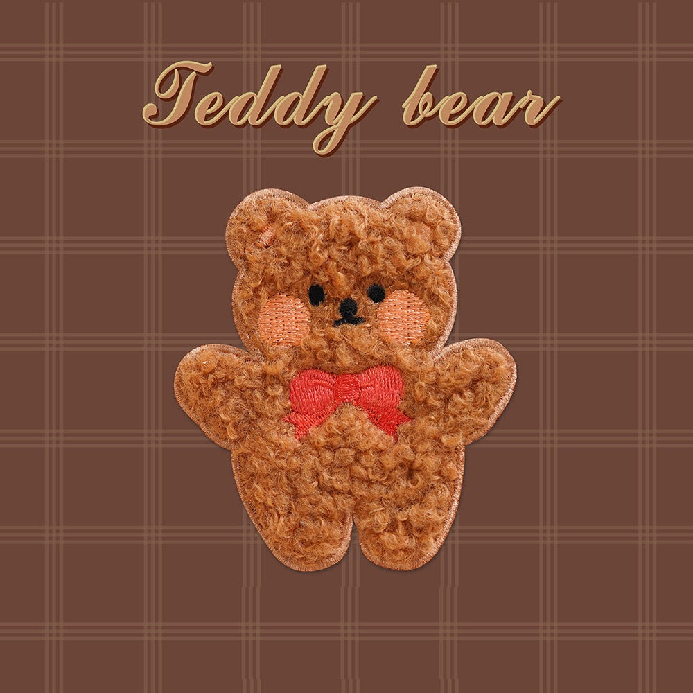 Teddy Bear Embroidered Patches - Multiple Designs Available - CheerCove