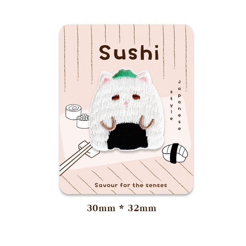 Sushi Embroidered Patches - Multiple Designs Available - CheerCove