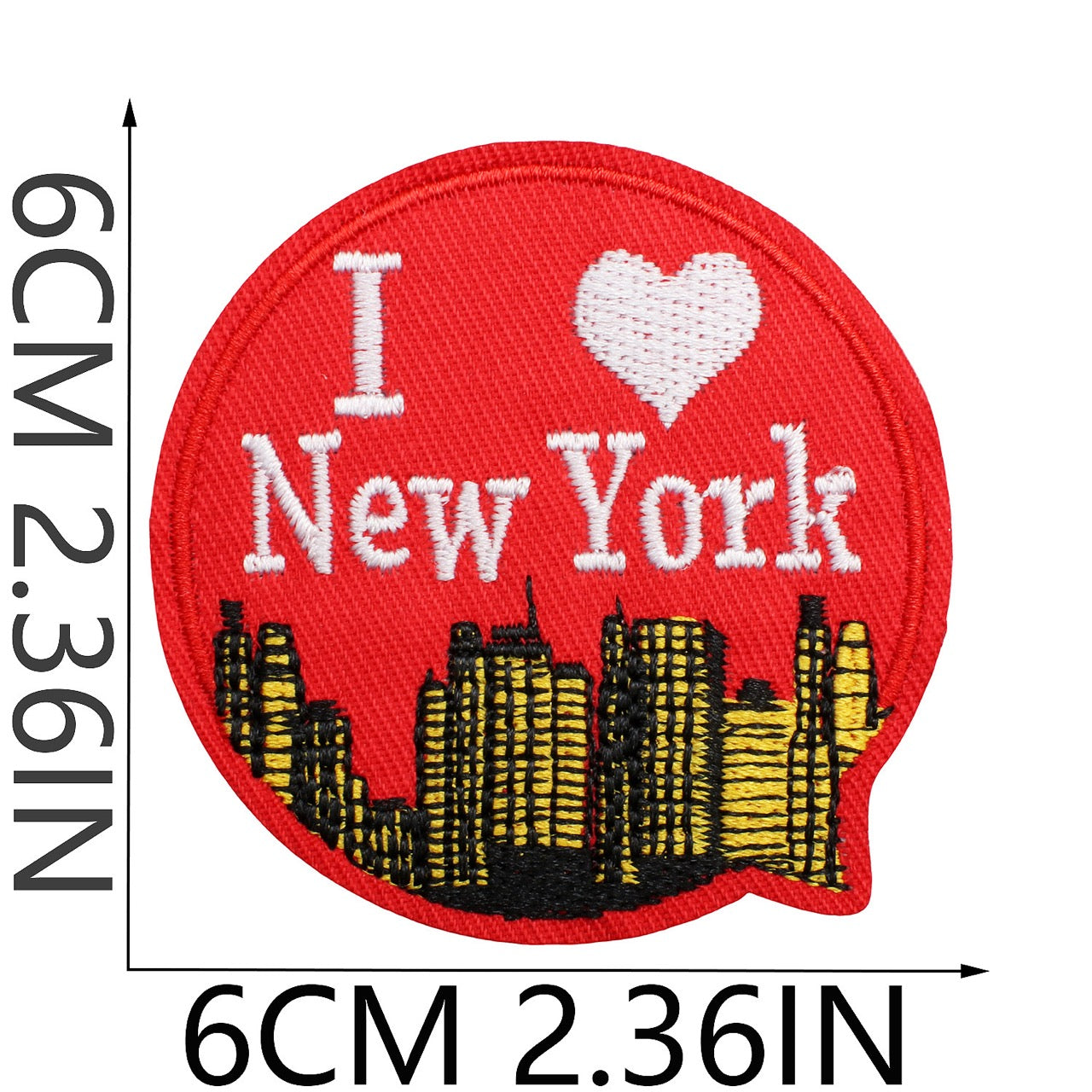 New York Patches (Iron-On)
