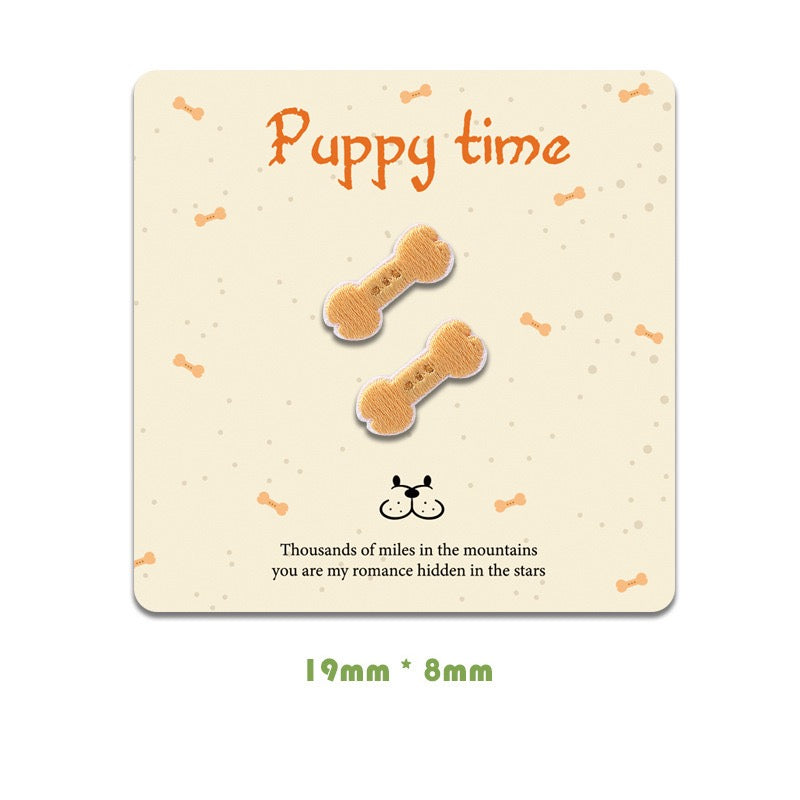 Puppy Time Embroidered Patches - Multiple Designs Available - CheerCove