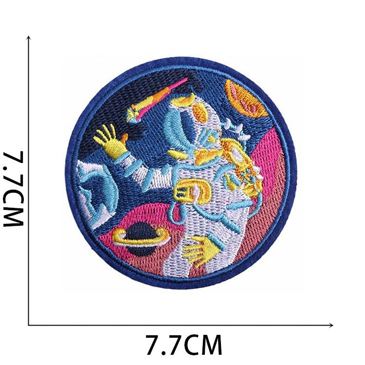 Space Exploration ① Patches (Iron-On)