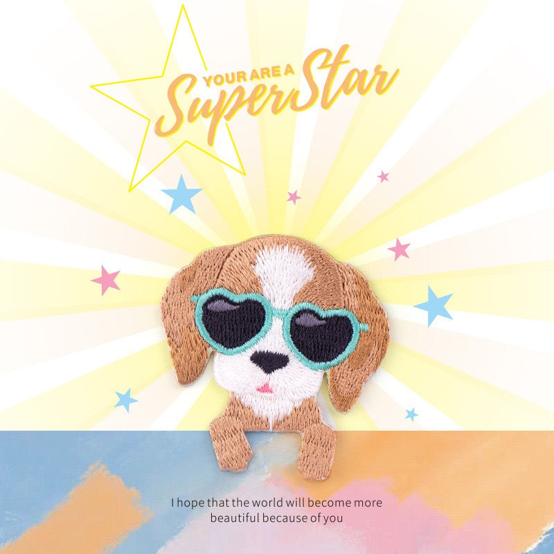 Super Star Embroidered Patches - Multiple Designs Available - CheerCove
