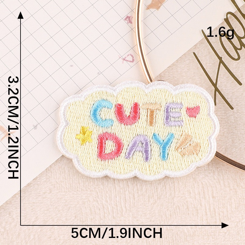 Wonderful Day Embroidered Patches - Multiple Designs Available - CheerCove