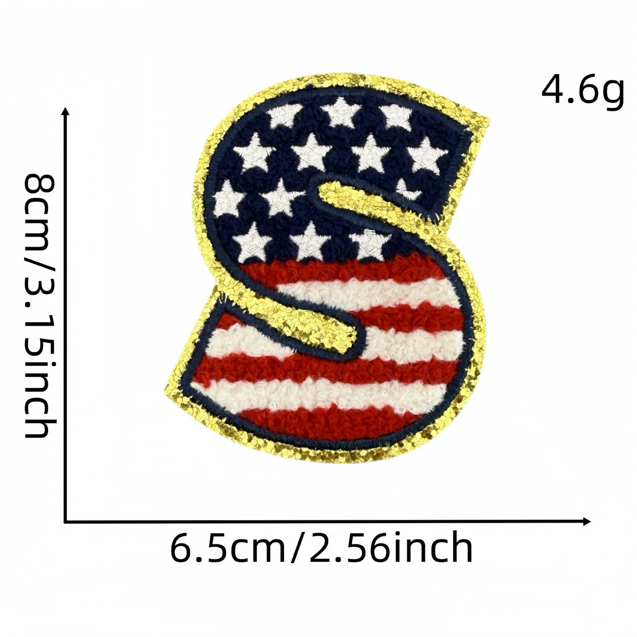 Stars & Stripes ① Patches (Iron-On)
