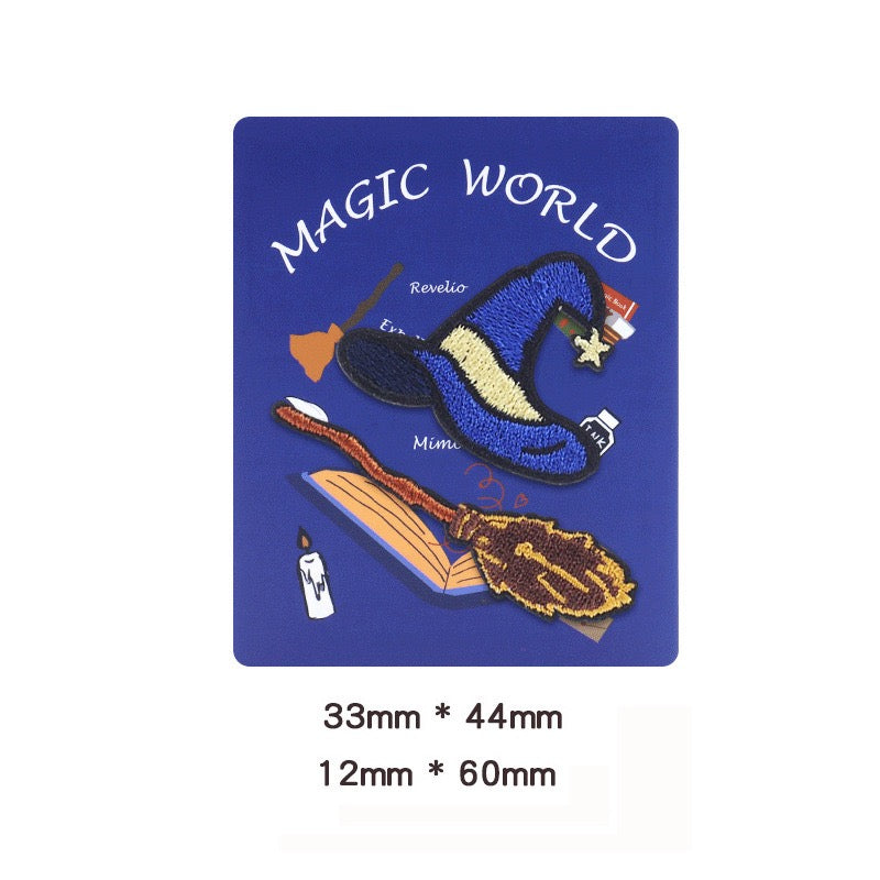 Magic World Embroidered Patches - Multiple Designs Available - CheerCove