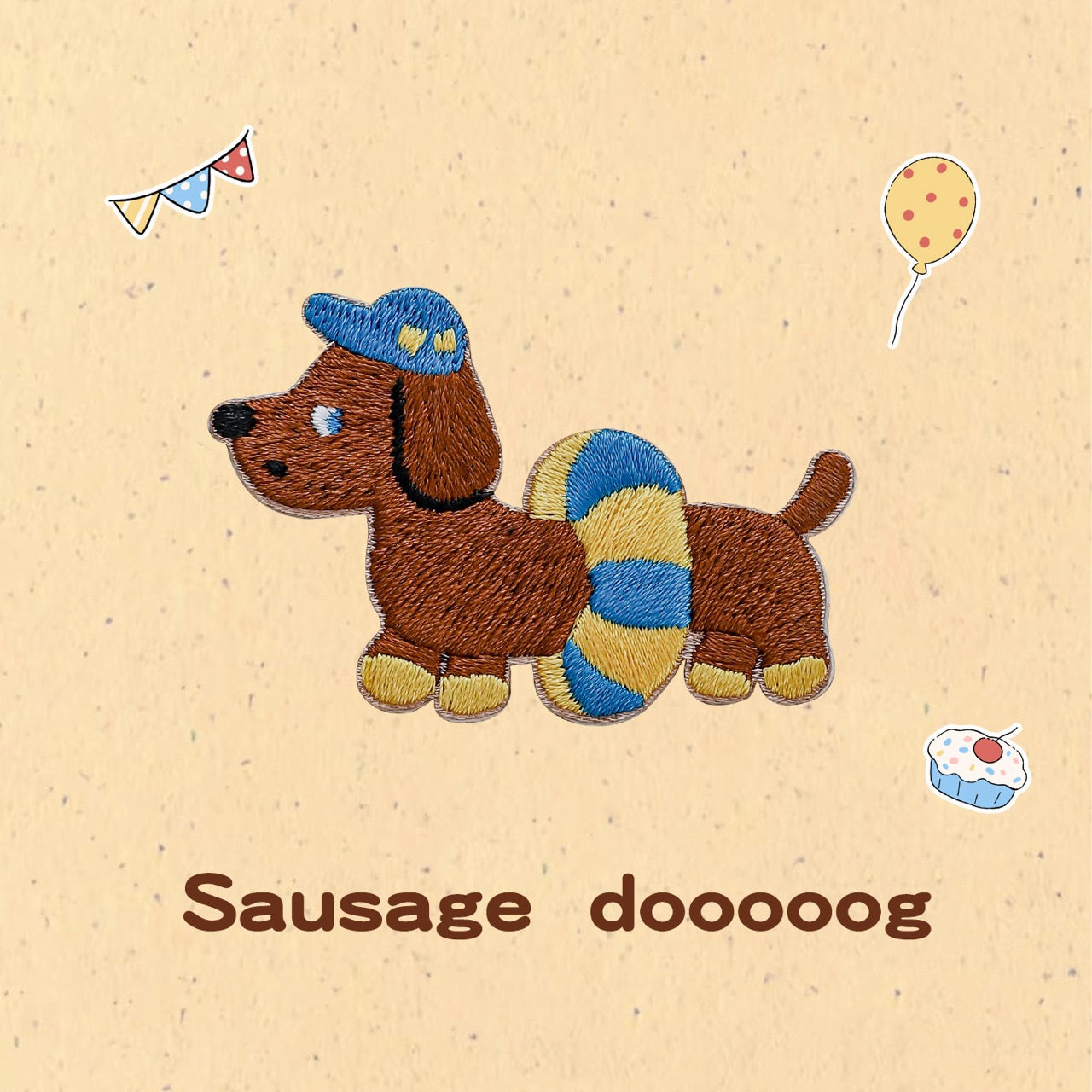 Sausage Dog Embroidered Patches - Multiple Designs Available - CheerCove