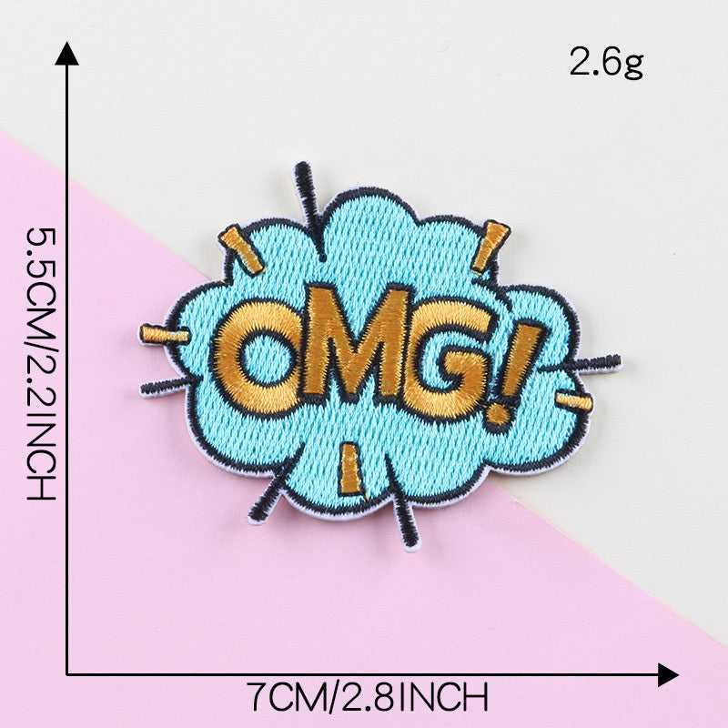 Sassy Phrases Embroidered Patches - Multiple Designs Available - CheerCove