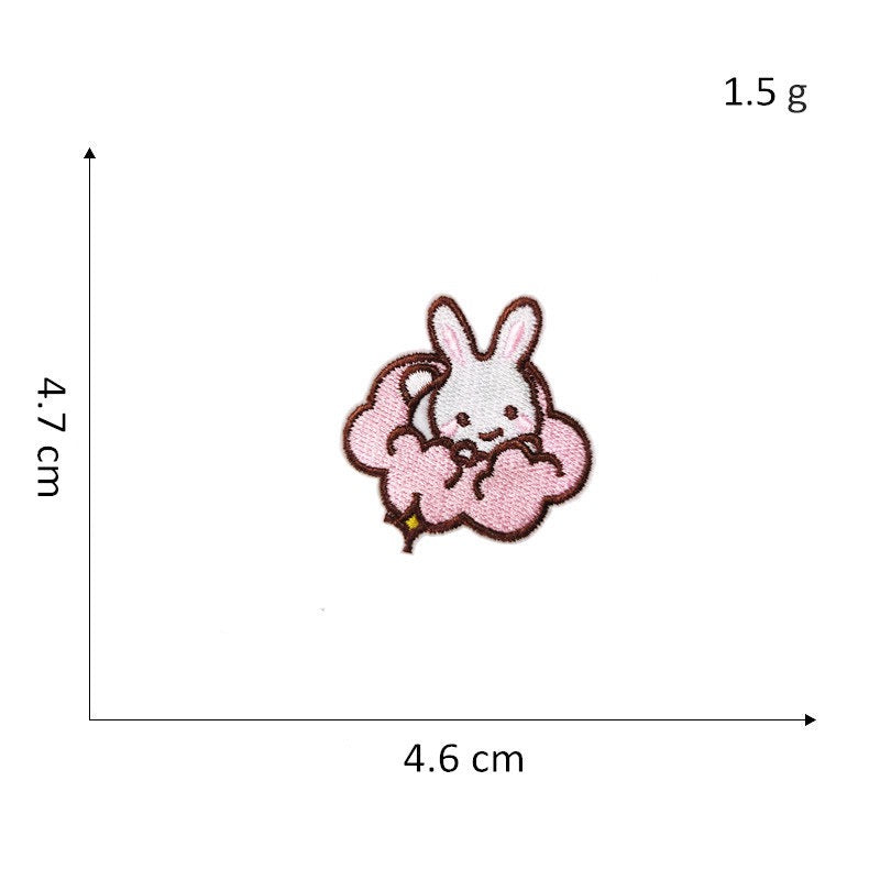 Moon with Clouds Planet Embroidered Patches - Multiple Designs Available - CheerCove