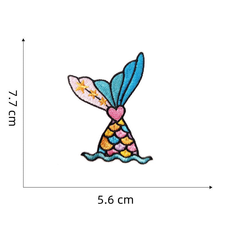 Mermaid Embroidered Patches - Multiple Designs Available - CheerCove