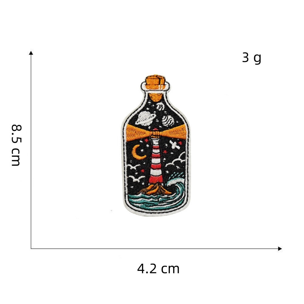 Retro Adventure Patches (Iron-On)