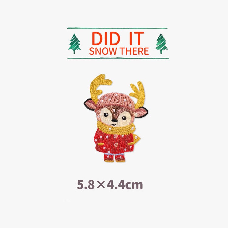 Santa Claus Patches(Stick-On)