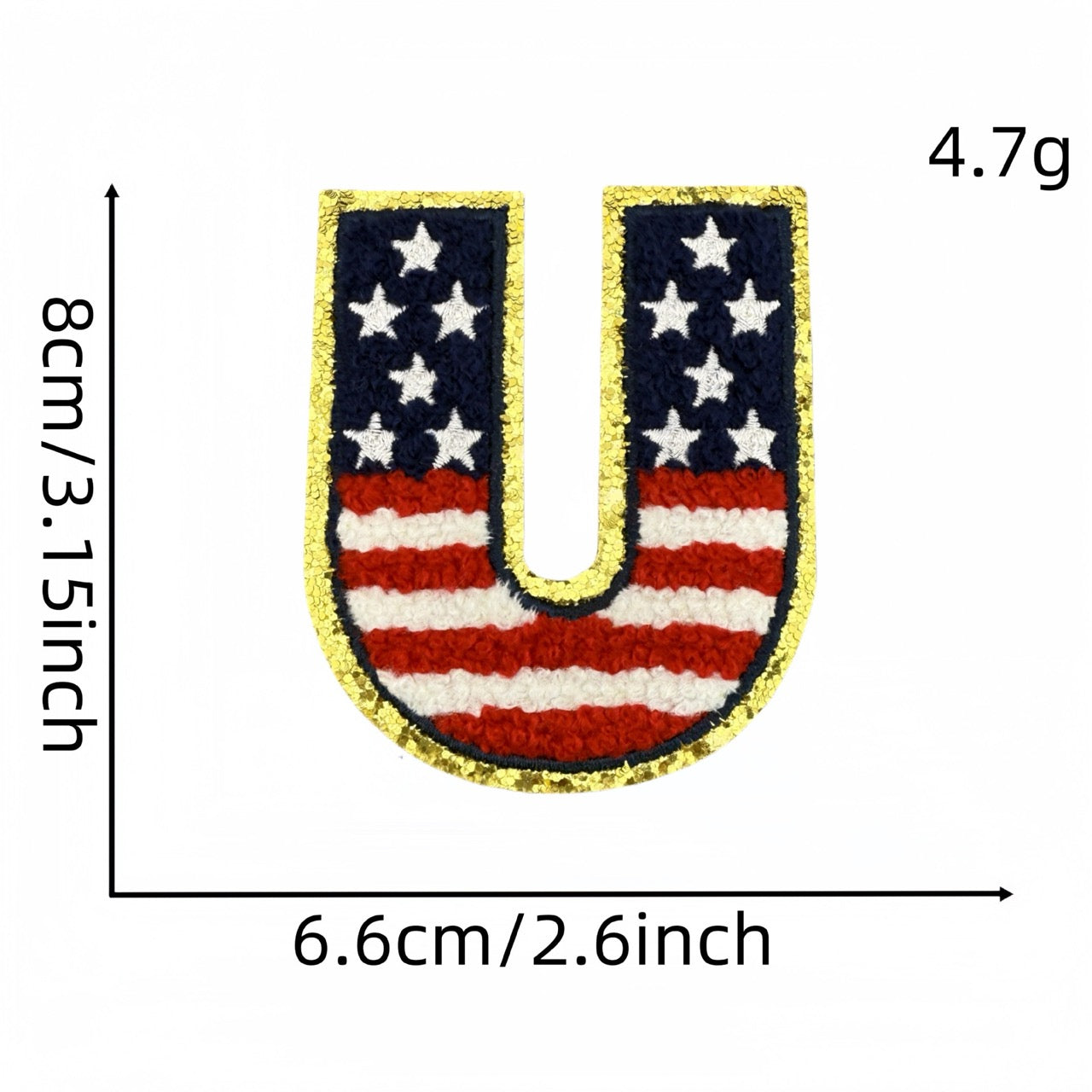 Stars & Stripes ① Patches (Iron-On)