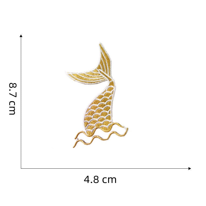Mermaid Embroidered Patches - Multiple Designs Available - CheerCove