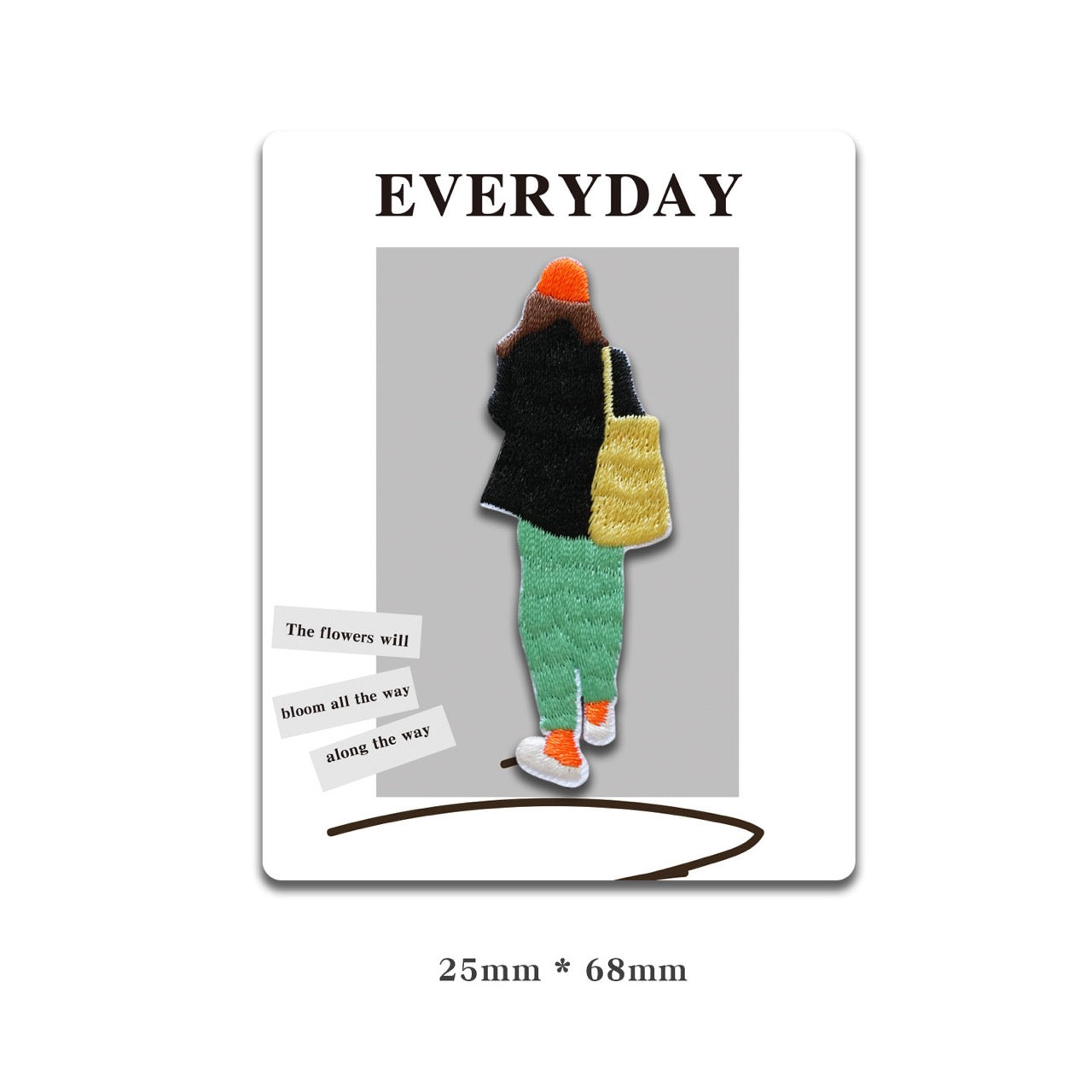 Urban Chic Girl Embroidered Patches - Multiple Designs Available - CheerCove