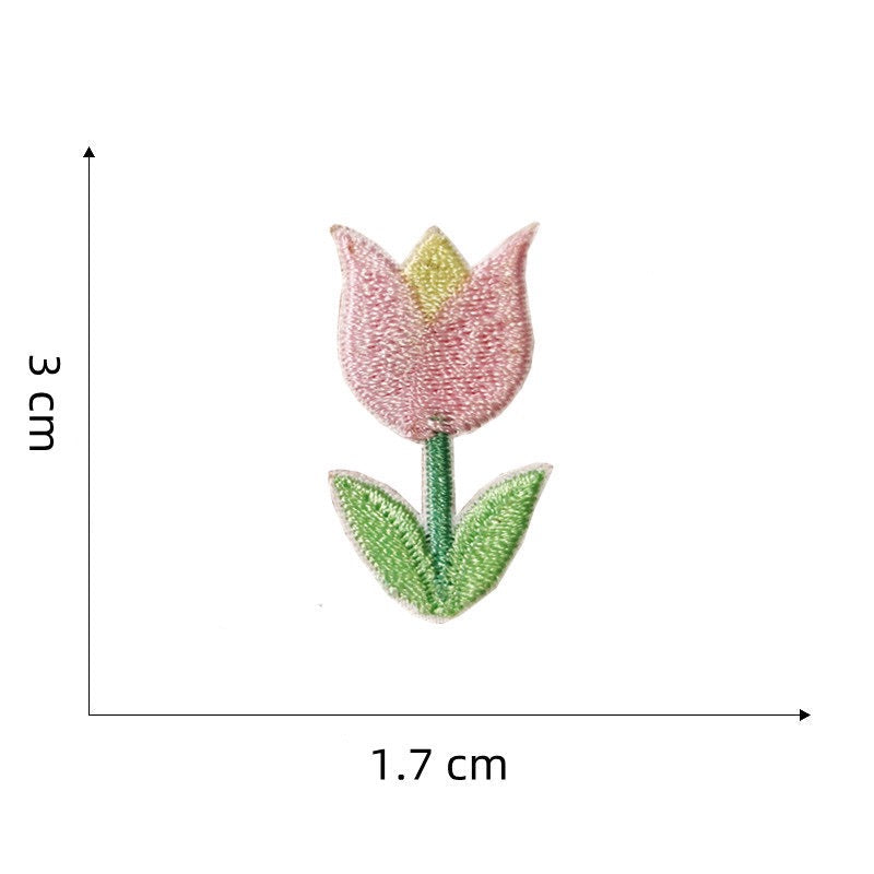 Tulip Embroidered Patches - Multiple Designs Available - CheerCove