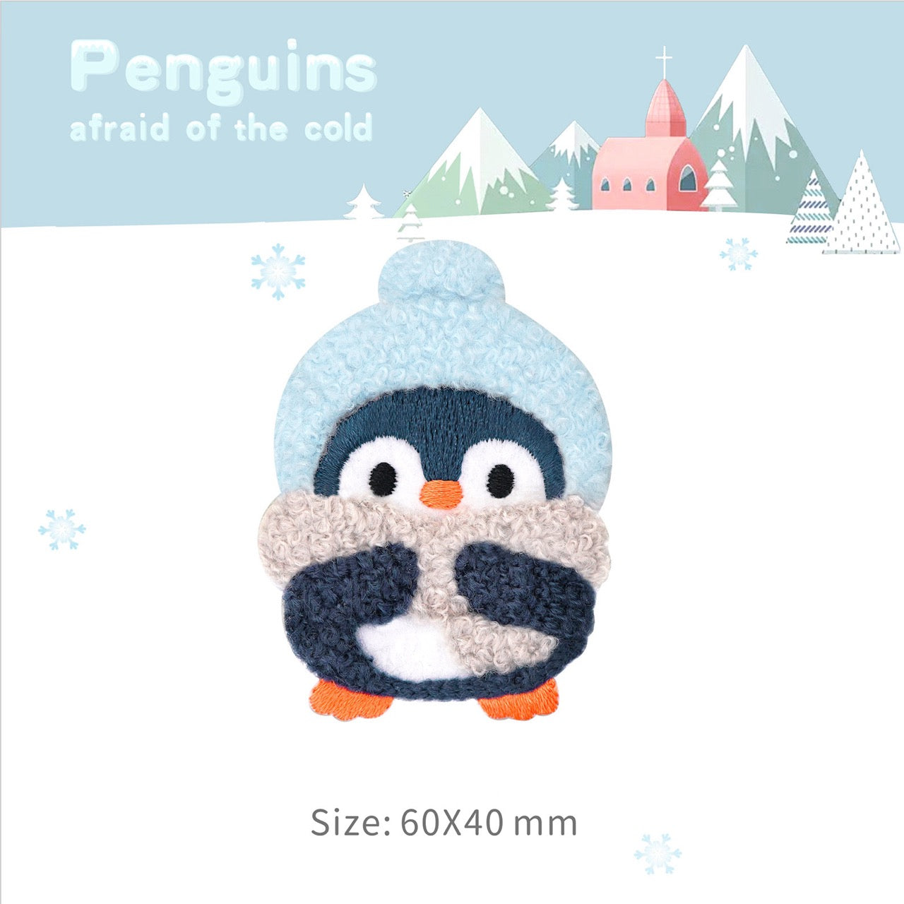 Penguin Embroidered Patches - Multiple Designs Available - CheerCove