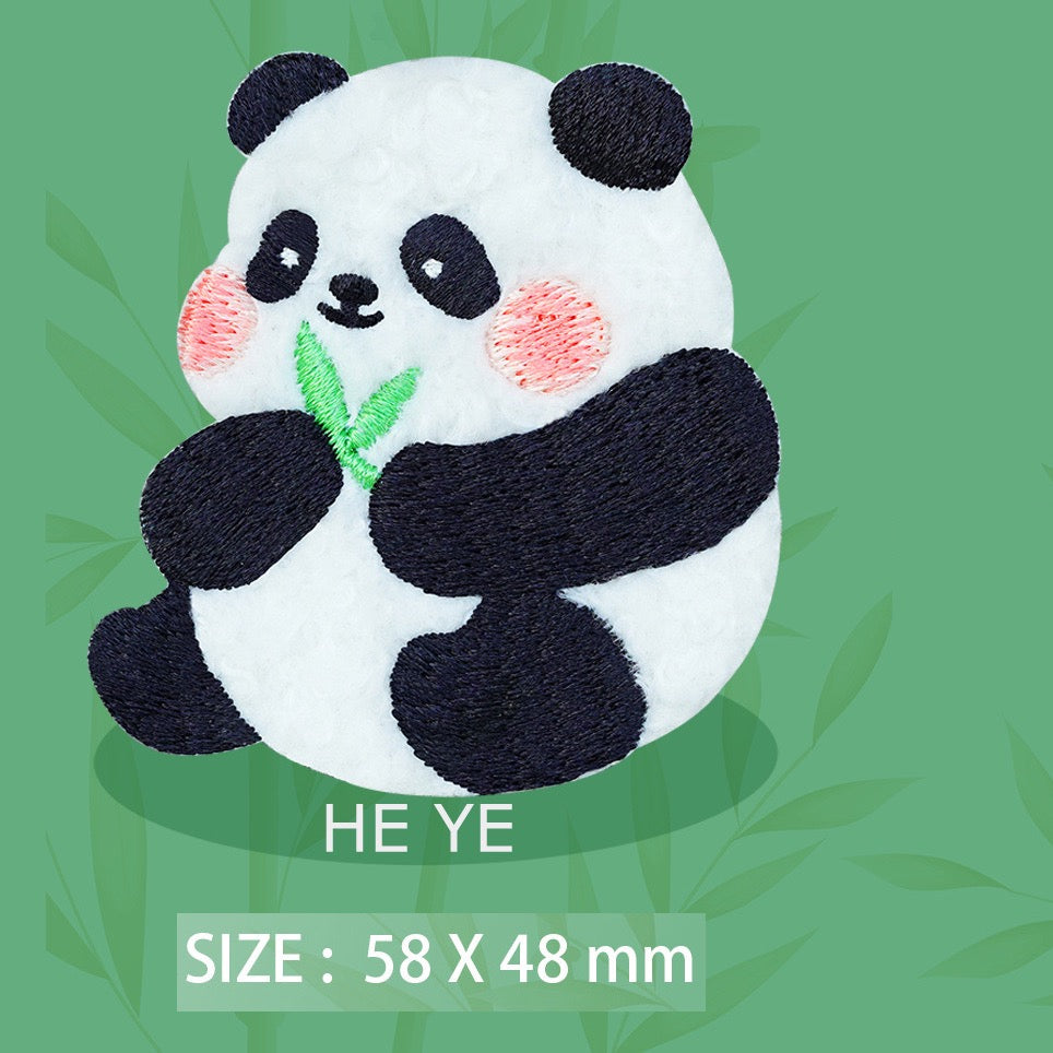 Popular Panda Embroidered Patches - Multiple Designs Available - CheerCove