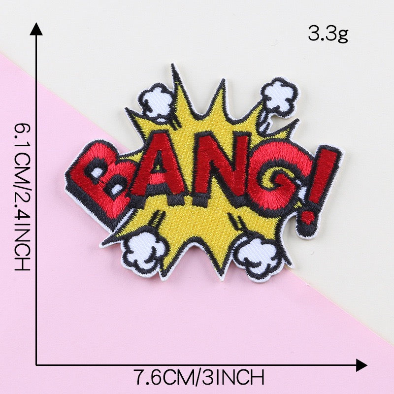 Sassy Phrases Embroidered Patches - Multiple Designs Available - CheerCove