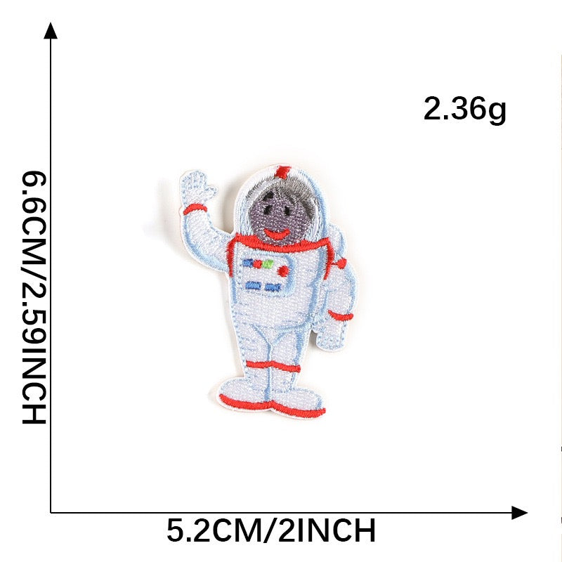 Rocket Embroidered Patches ② - Multiple Designs Available - CheerCove