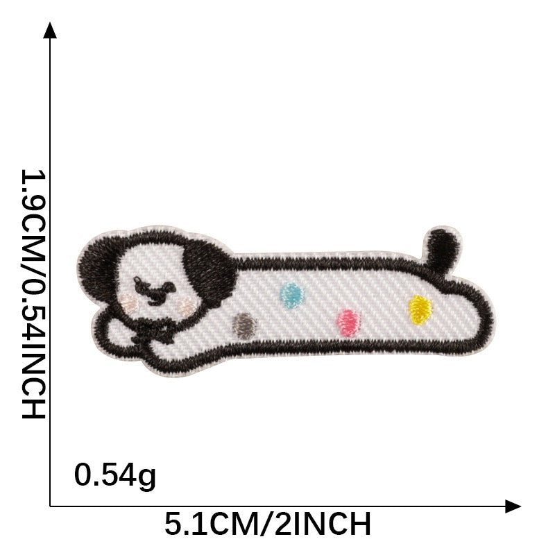 Playful Wiener Dog Embroidered Patches - Multiple Designs Available - CheerCove