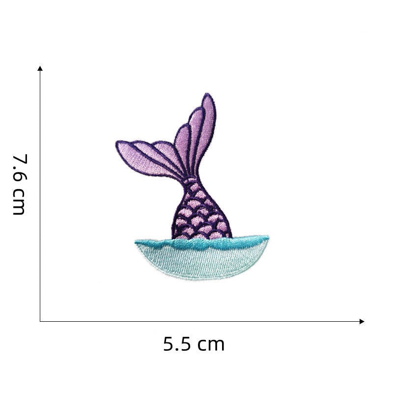 Mermaid Embroidered Patches - Multiple Designs Available - CheerCove