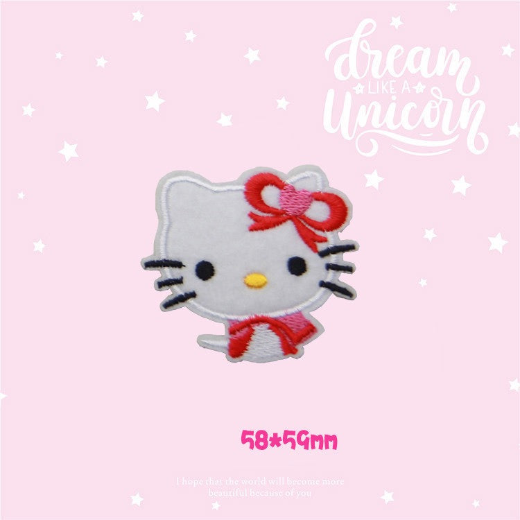 Pink & Cute Kitty Patches (Stick-On)