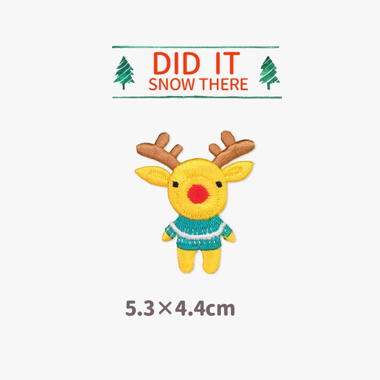 Santa Claus Patches(Stick-On)