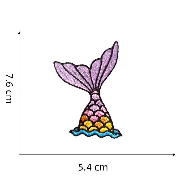 Mermaid Embroidered Patches - Multiple Designs Available - CheerCove