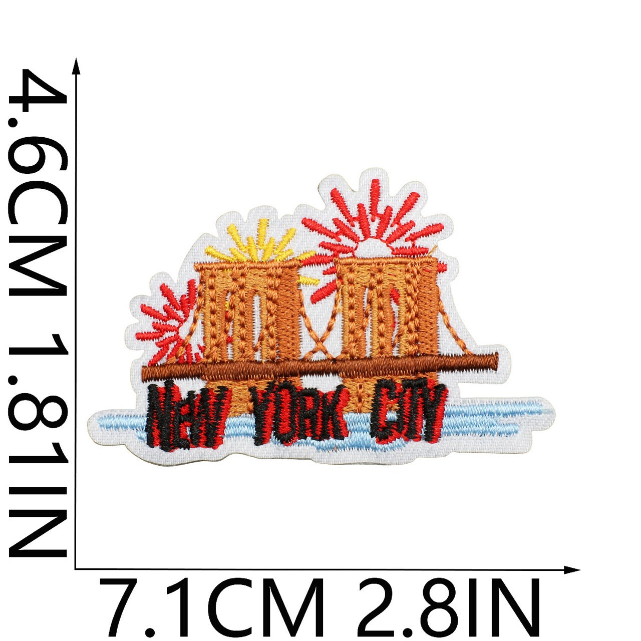 New York Patches (Iron-On)