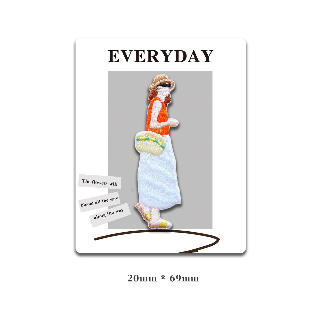 Urban Chic Girl Embroidered Patches - Multiple Designs Available - CheerCove