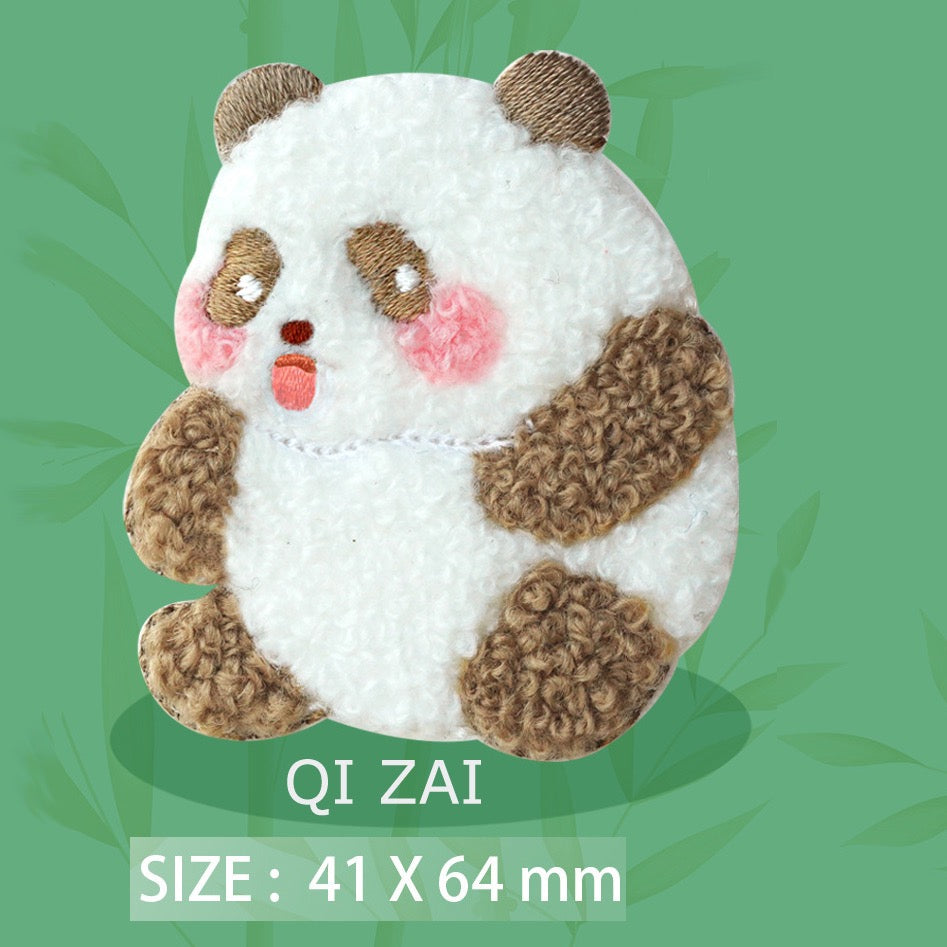 Popular Panda Embroidered Patches - Multiple Designs Available - CheerCove