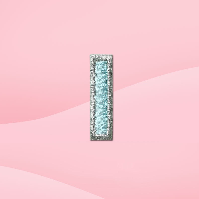 Minimalist Alphabet  Patches(Stick-On)