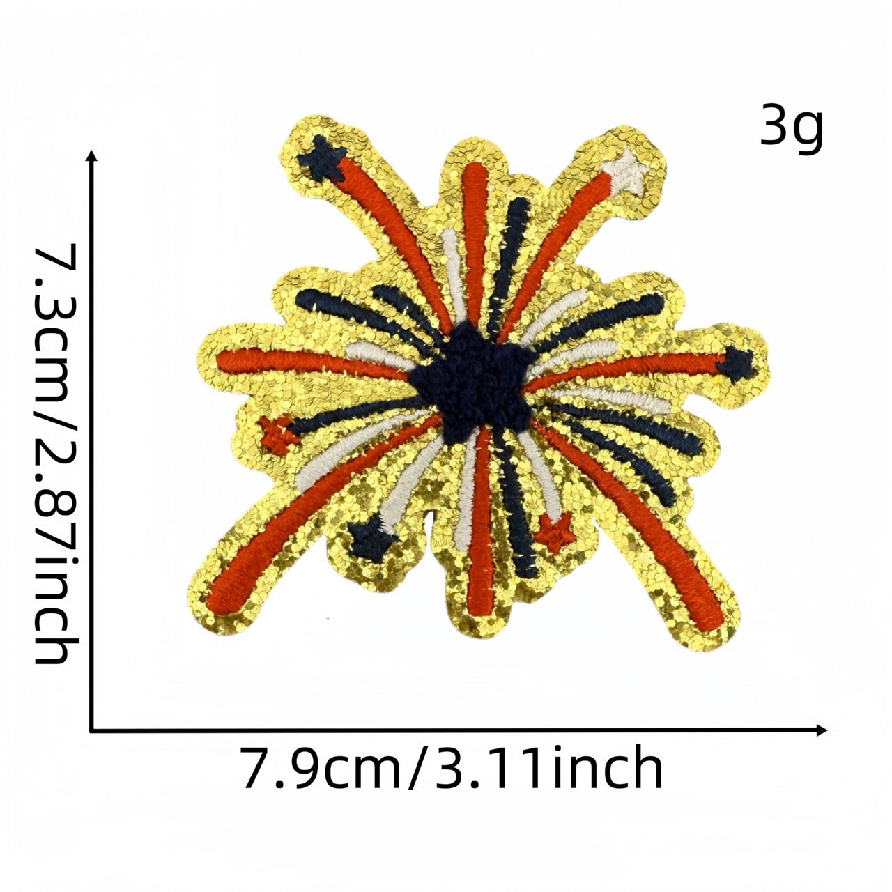 Stars & Stripes ① Patches (Iron-On)