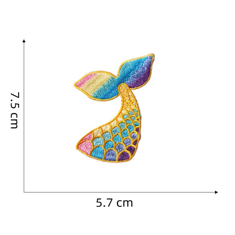 Mermaid Embroidered Patches - Multiple Designs Available - CheerCove