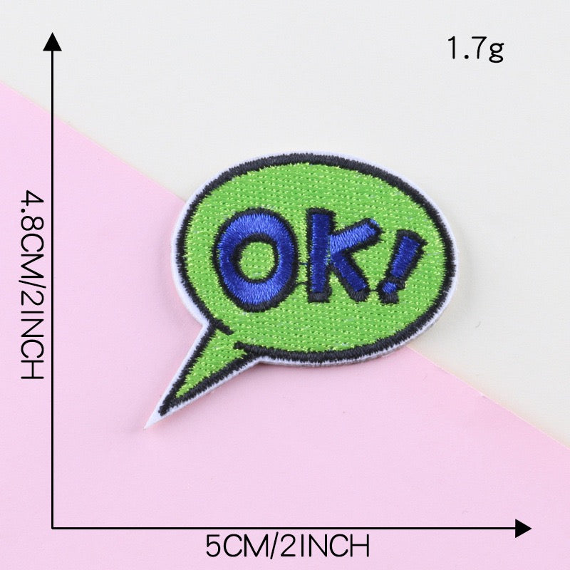 Sassy Phrases Embroidered Patches - Multiple Designs Available - CheerCove