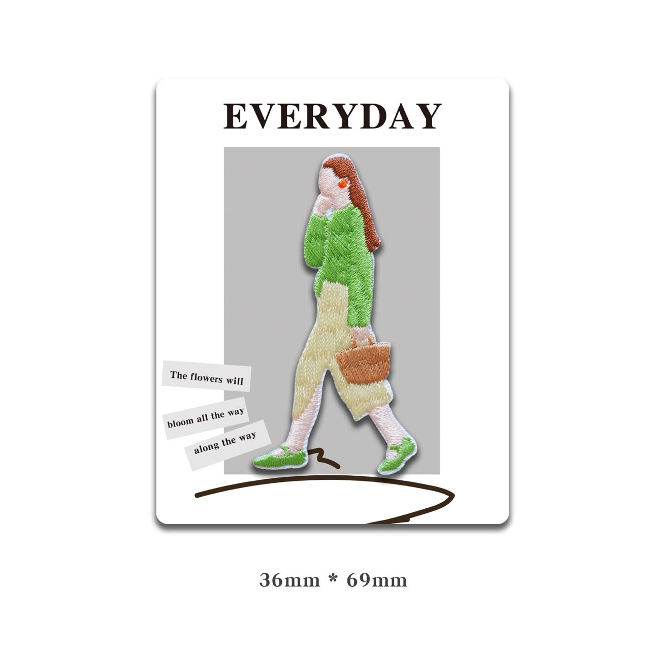 Urban Chic Girl Embroidered Patches - Multiple Designs Available - CheerCove