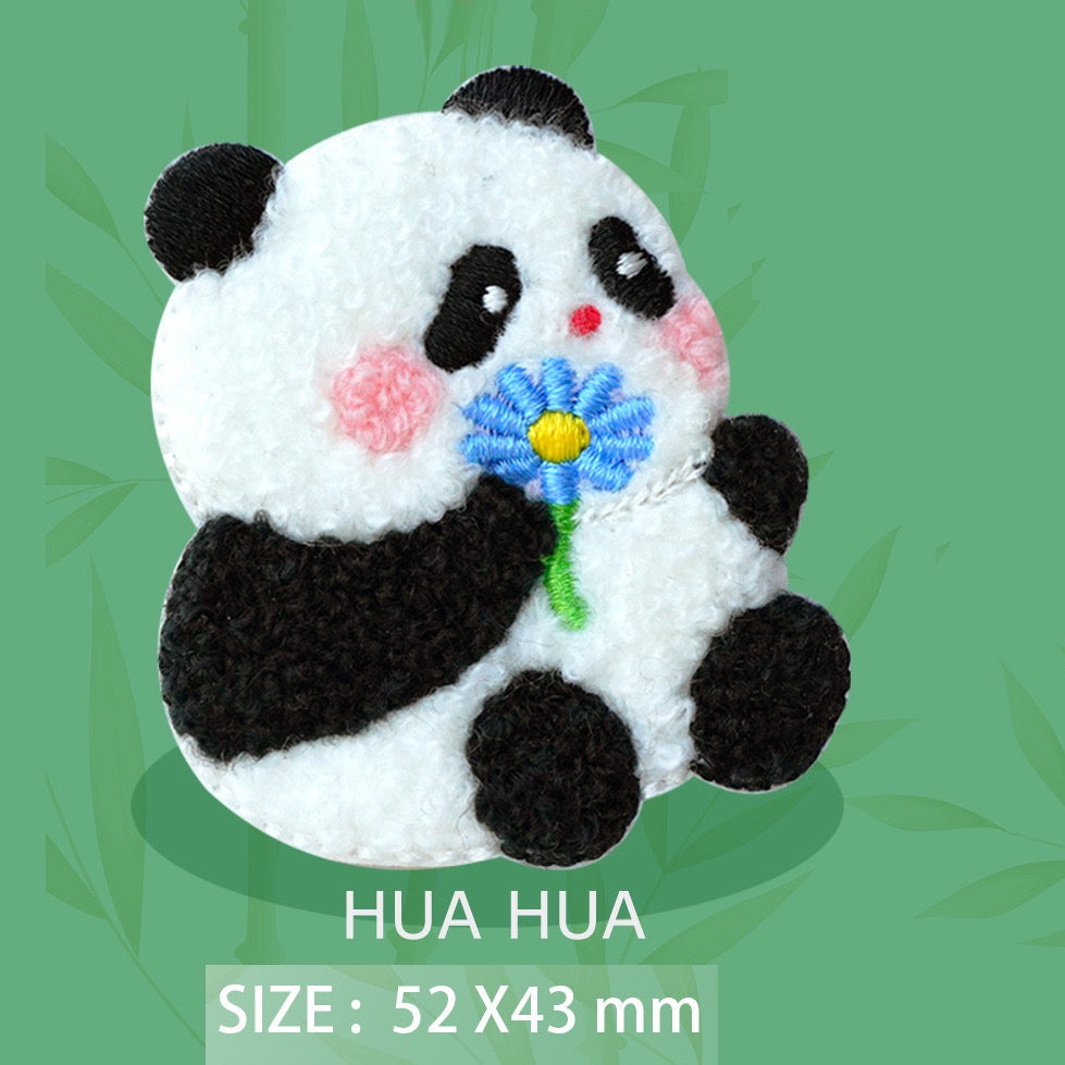 Popular Panda Embroidered Patches - Multiple Designs Available - CheerCove