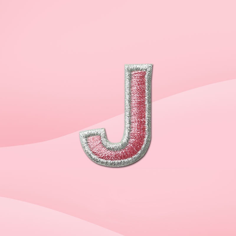Minimalist Alphabet  Patches(Stick-On)