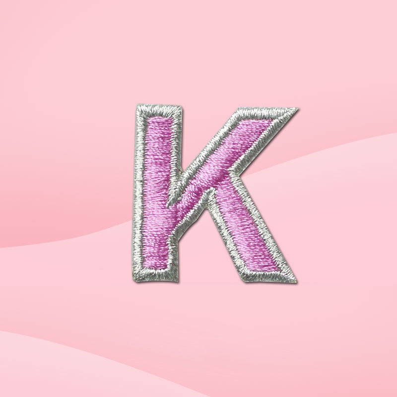 Minimalist Alphabet  Patches(Stick-On)
