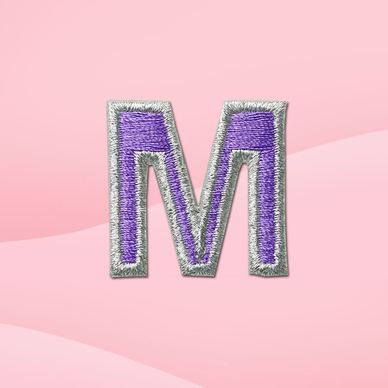 Minimalist Alphabet  Patches(Stick-On)