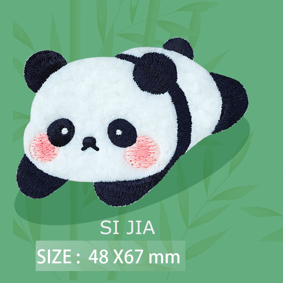 Popular Panda Embroidered Patches - Multiple Designs Available - CheerCove