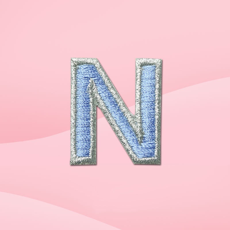 Minimalist Alphabet  Patches(Stick-On)