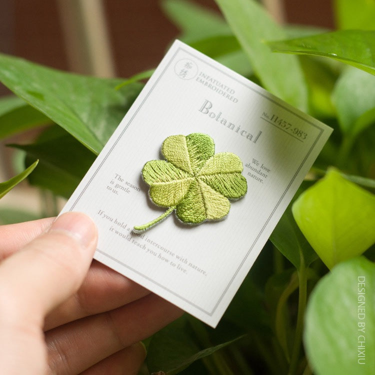 Lucky Four-Leaf Clover Patches (Iron-On)